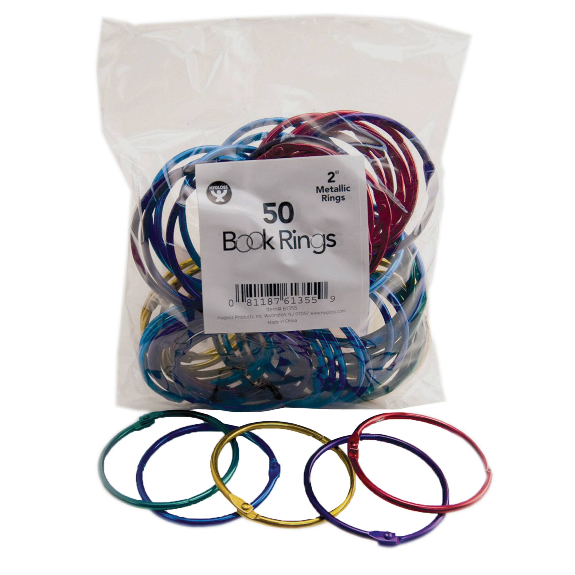 Hygloss® Book Rings, 2 Packs of 100